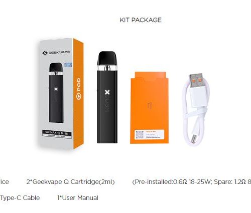 GEEK VAPE Wenax Q Mini vape pod kit 6