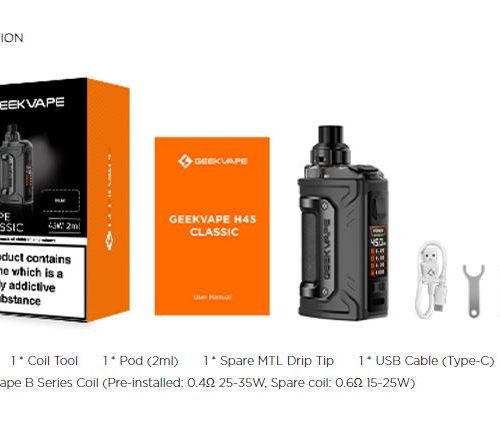 GEEK VAPE aegis hero 3 H45 classic vape pod kit 45w 1400mah 10