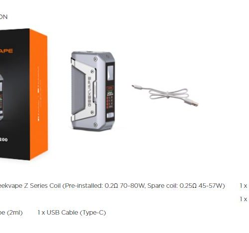 GEEK VAPE aegis legend 2 l200 box vape mod 200W 6