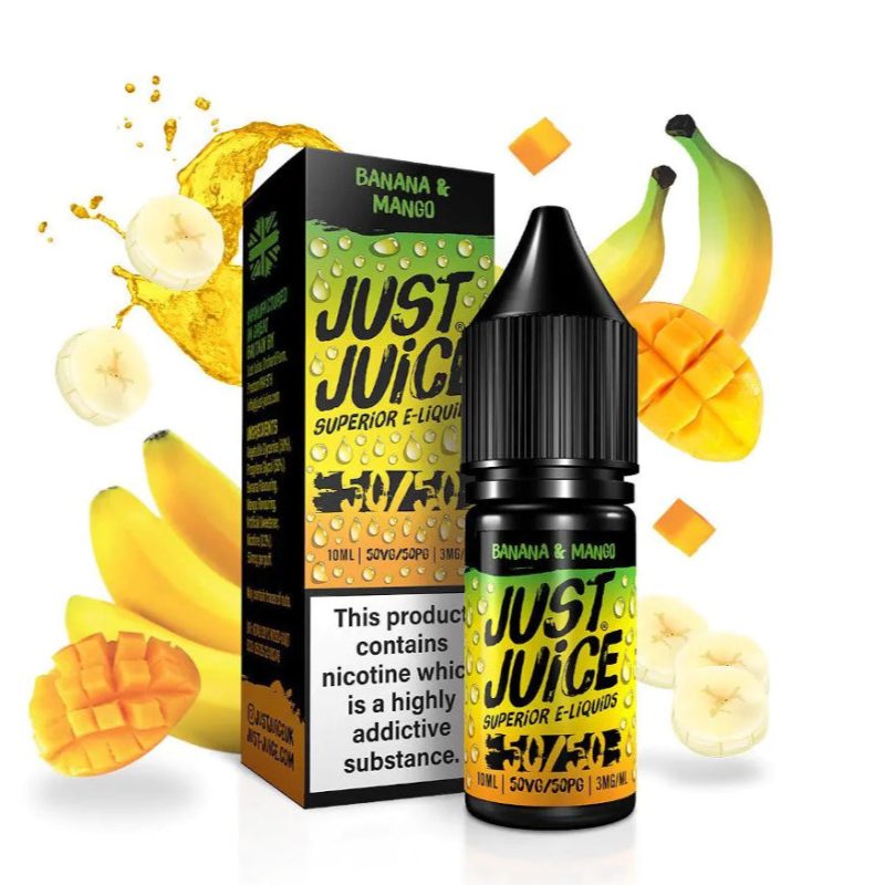 JUST JUICE banana mango 50 50 10ml eliquid 01