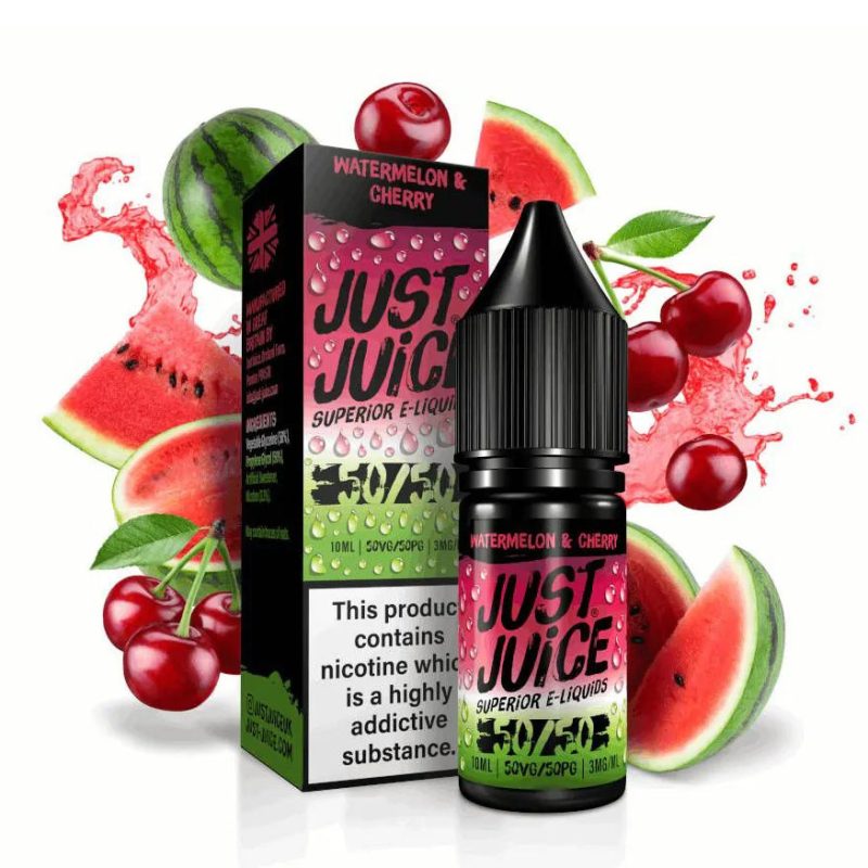 JUST JUICE watermelon cherry 50 50 10ml eliquid 01