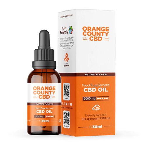 Orange County CBD OIL 6000mg 30ml Natural 01