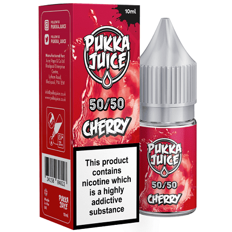 PUKKA juice cherry 50 50 10ml eliquid