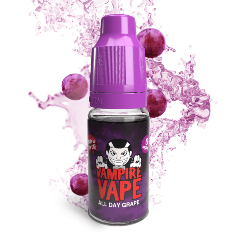 VAMPIRE vape all day grape 50 50 10ml eliquid