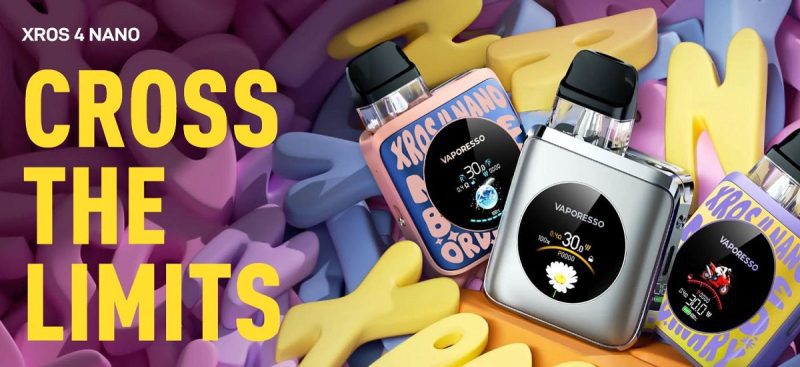 VAPORESSO XROS 4 NANO Vape Pod Kit 1