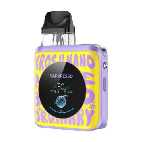 VAPORESSO XROS 4 NANO Vape Pod Kit word pop yellow 02