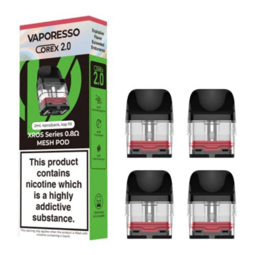 VAPORESSO XROS Corex 2.0 replacement pods 0.8 ohm 01